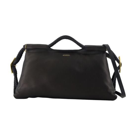 26FW 이자벨마랑 피파 스웨이드 미디엄 백 PM0124FAD4C01M 01BK BLACK
