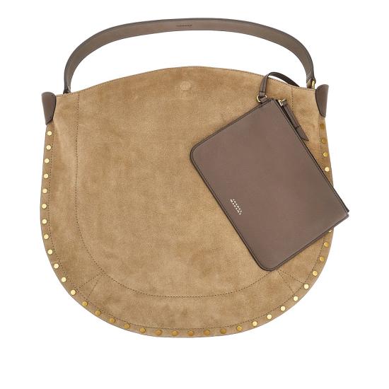 26FW 이자벨마랑 OSKAN 오스칸 문 숄더백 PP0200FAB2C03M 50KT BEIGE - ISABEL MARANT