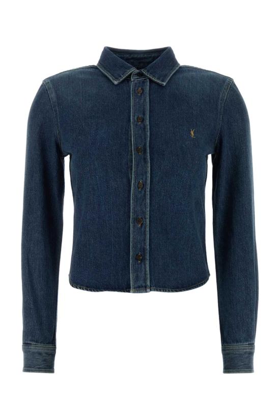 26FW 생로랑 셔츠 873984Y20PA 5113 BLUE