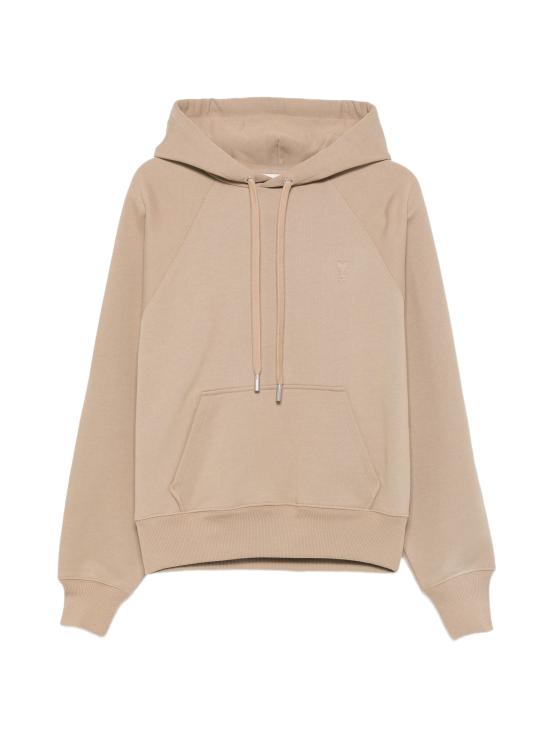 26FW 아미 코튼 드 하트 후드 USW758747A184 BEIGE