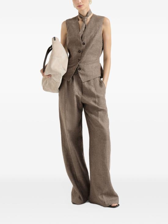 27SS 브루넬로 쿠치넬리 자켓 MQ194B3D06C031 DARK BROWN SILVER - BRUNELLO CUCINELLI
