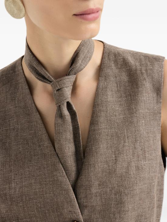 27SS 브루넬로 쿠치넬리 자켓 MQ194B3D06C031 DARK BROWN SILVER - BRUNELLO CUCINELLI