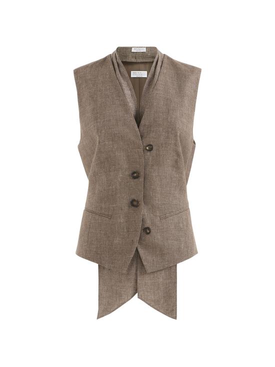 27SS 브루넬로 쿠치넬리 자켓 MQ194B3D06C031 DARK BROWN SILVER