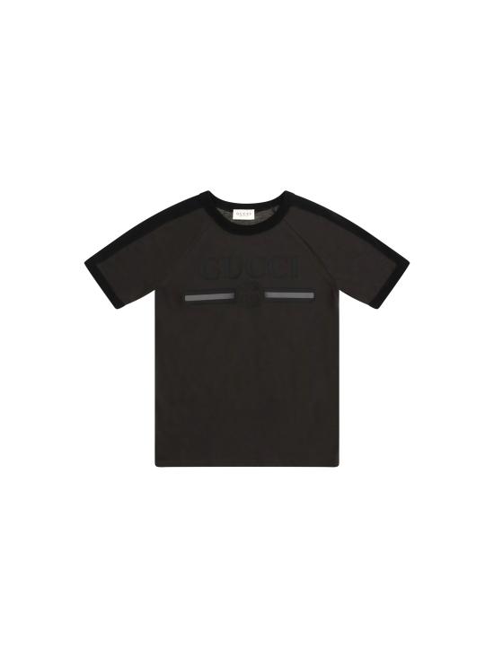 26FW [키즈] 구찌 티셔츠 864634XJHW61073 DUSTY DARK GREY MC