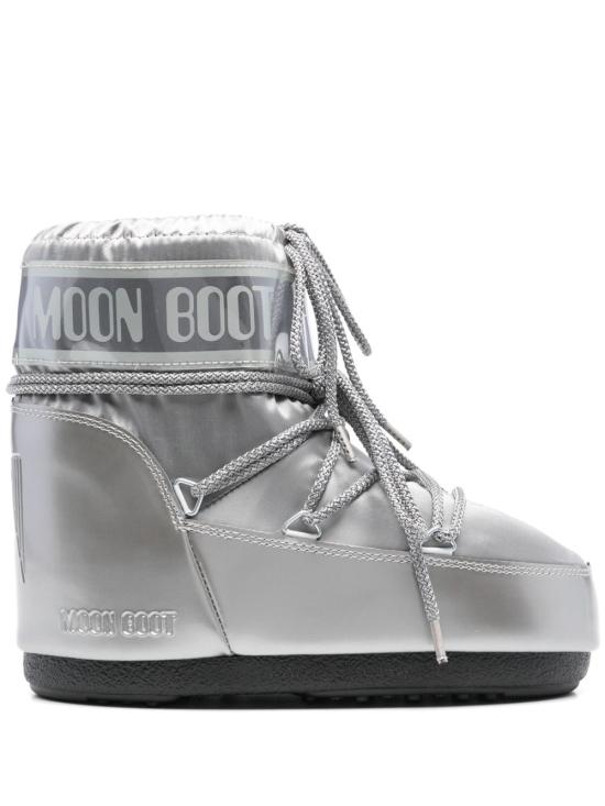 26FW 문부츠 아이콘 나일론 로우 부츠 80D1409350H001 SILVER