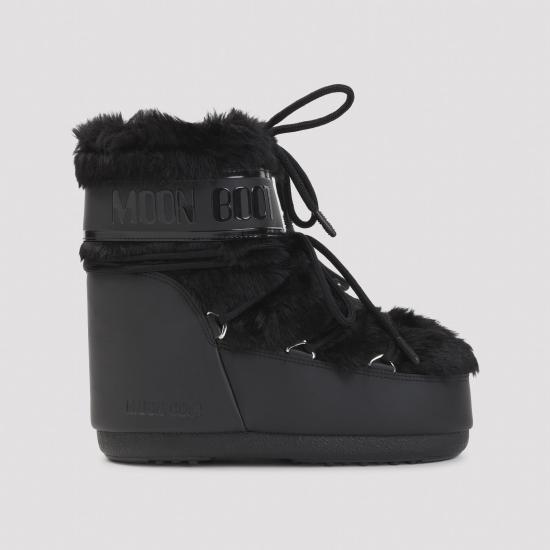 26FW 문부츠 아이콘 나일론 로우 부츠 80D1409390N001 BLACK - MOON BOOT