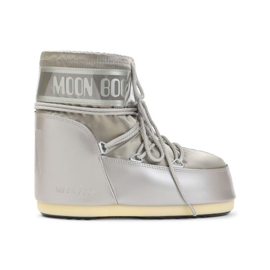 26FW 문부츠 아이콘 나일론 로우 부츠 80D1409350B003 PLATINUM - MOON BOOT