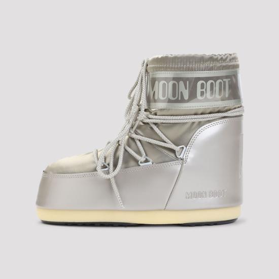 26FW 문부츠 아이콘 나일론 로우 부츠 80D1409350B003 PLATINUM - MOON BOOT