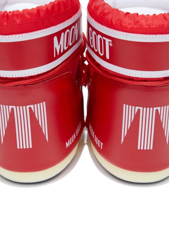 26FW 문부츠 아이콘 나일론 로우 부츠 80D1409340D001 RED - MOON BOOT