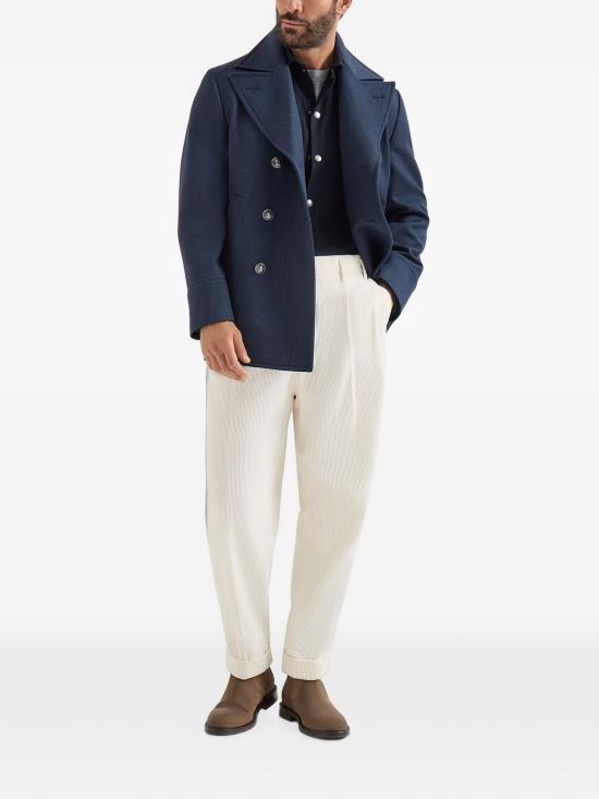 26FW 브루넬로 쿠치넬리 긴팔 셔츠 MY6660721C160 NAVY - BRUNELLO CUCINELLI