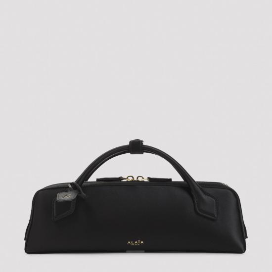26FW 알라이아 르 테켈 스웨이드 고트스킨 클러치 AA1S06026A024999 NOIR