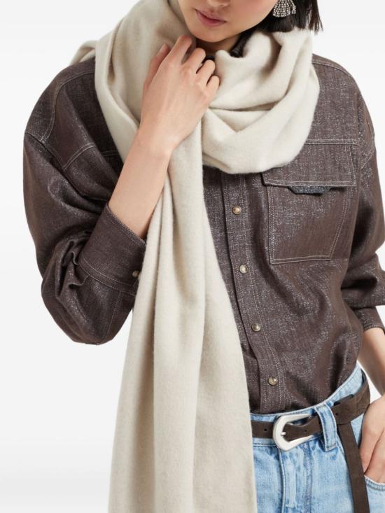 26FW 브루넬로 쿠치넬리 머플러/스카프 MSCDVSW01C9504 FEATHER - BRUNELLO CUCINELLI