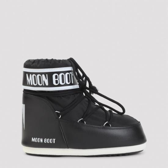 26FW 문부츠 아이콘 나일론 로우 부츠 80D1409340N001 NERO