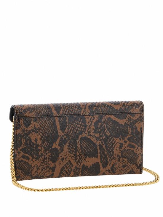 26FW 핑코 지갑 106725A3E5 M16Q ROCCIA MARRONE ANTIQUE GOLD - PINKO