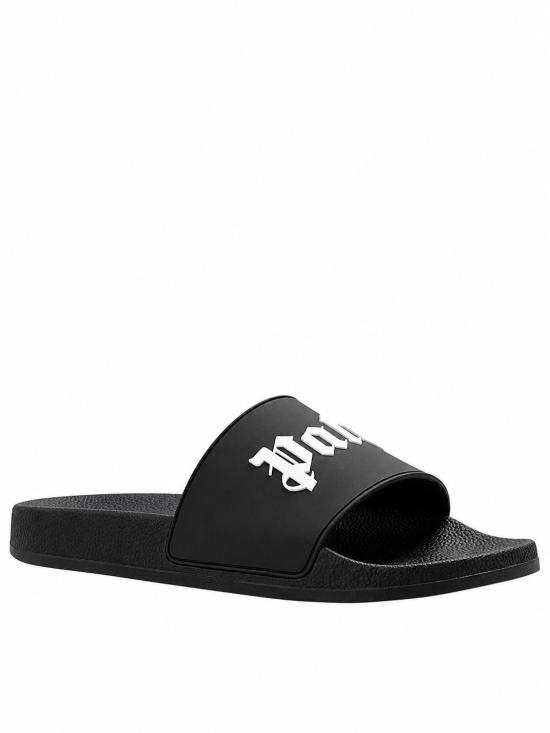 26FW 팜앤젤스 뮬/슬리퍼 PAMIU002MT001 1003 BLACK OFF WHITE - PALM ANGELS