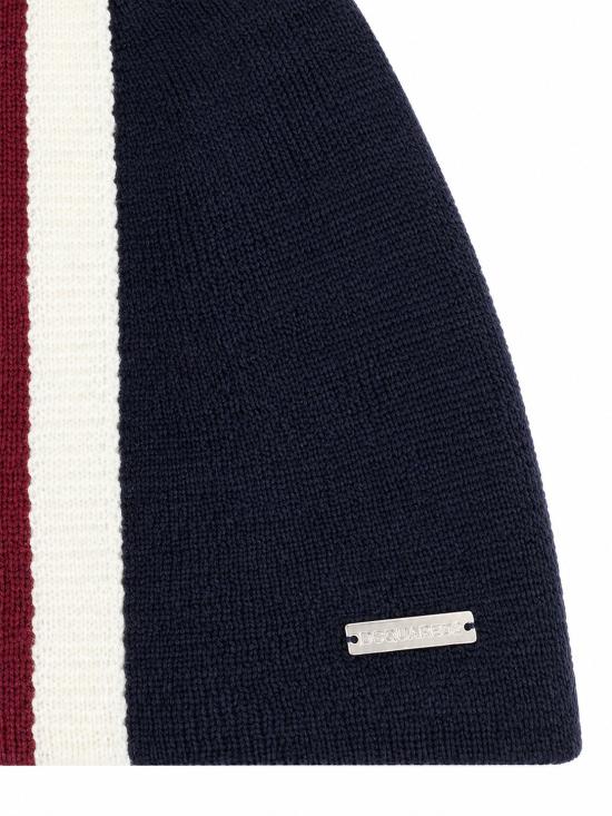 26FW 디스퀘어드2 모자 KNM023401W00001 M695 NAVY BORDEAUX - DSQUARED2