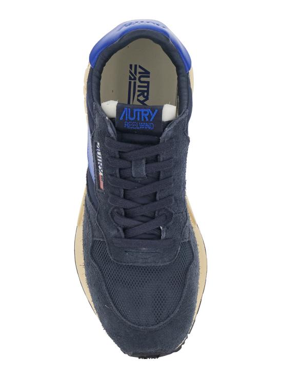 26FW 오트리 릴윈드 로우 나일론 스웨이드 스니커즈 WWLMU BLUE - AUTRY