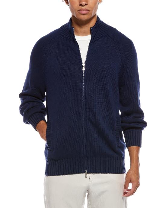  브루넬로 쿠치넬리 스웨터 i246618 NAVY - BRUNELLO CUCINELLI
