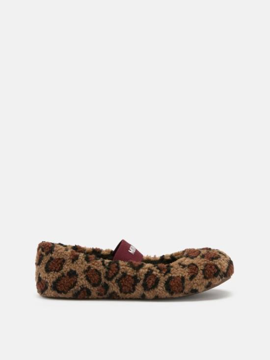 26FW 문부츠 뮬/슬리퍼 MASTER ULT 010384 LEOPARD 37 TAN