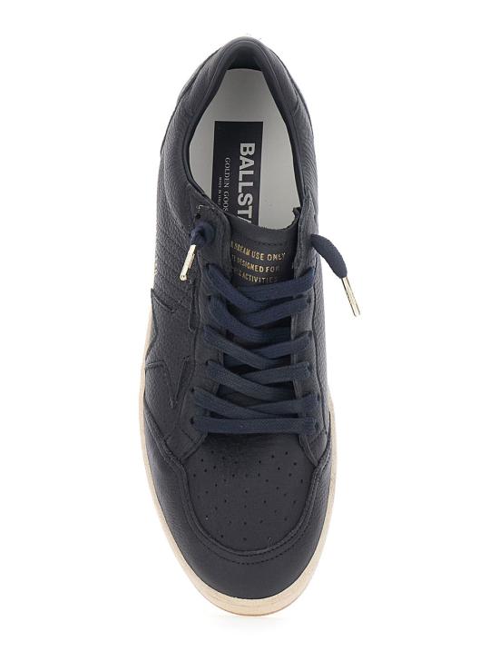 26FW 골든구스 볼 스타 스웨이드 스니커즈 GMF00117 BLUE - GOLDEN GOOSE