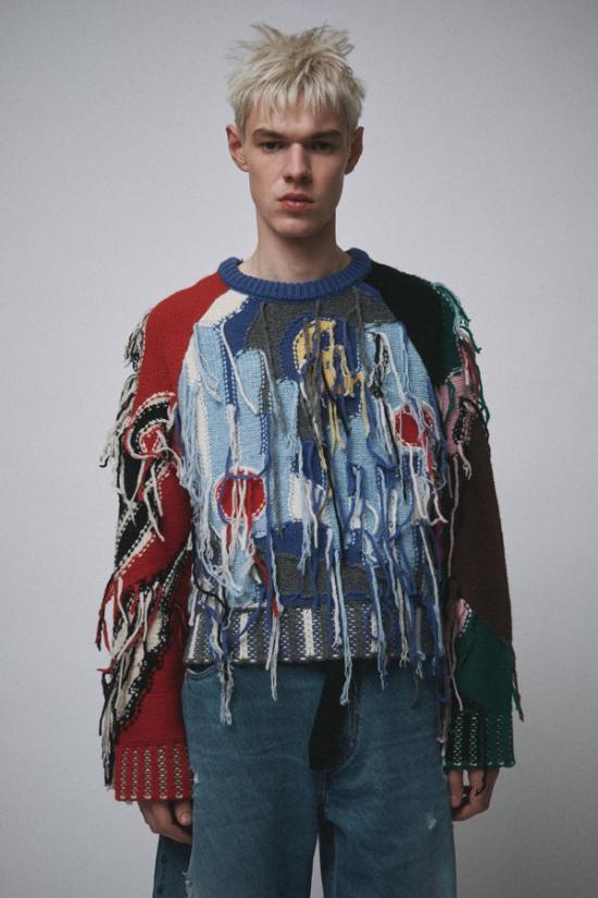  찰스 제프리 러버보이 스웨터 FW26U230 064090401 MUL Multicolour L MULTICOLOR