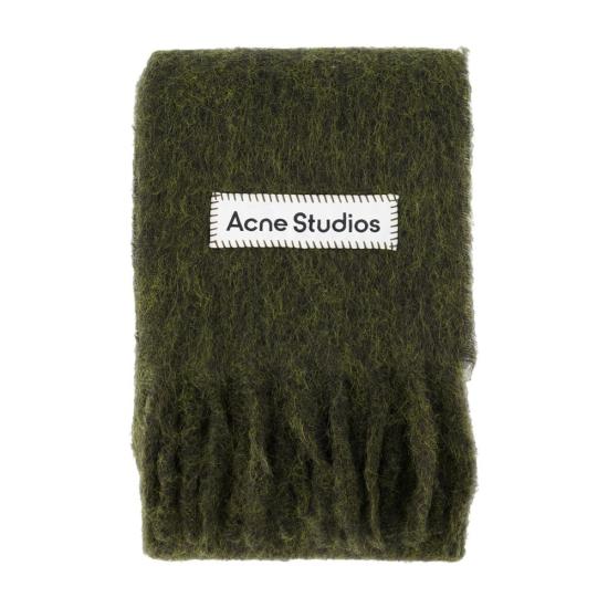 26FW 아크네 스튜디오 벨리 스키니 모헤어 머플러 CA0443 AAY KHAKI - ACNE STUDIOS