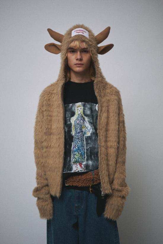  찰스 제프리 러버보이 스웨터 FW26U157 064091001 BRW Brown M