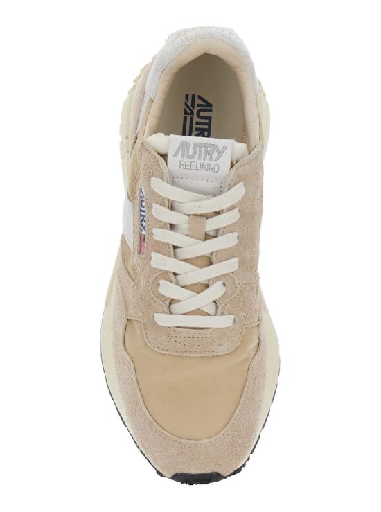 26FW 오트리 릴윈드 로우 나일론 스웨이드 스니커즈 WWLMN BEIGE - AUTRY