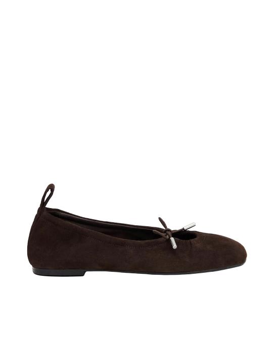 26FW 알로하스 플랫 슈즈 S101411 BROWN