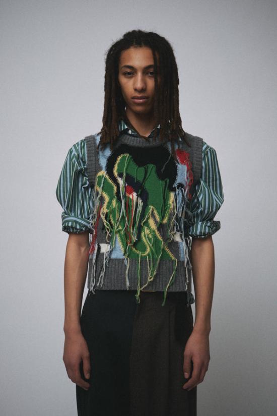  찰스 제프리 러버보이 스웨터 FW26U176 064091201 MUL Multicolour M MULTICOLOR