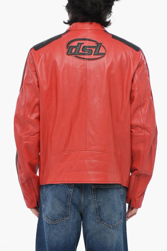  디젤 가죽 자켓 A16681 0AKBA 42A Red - DIESEL