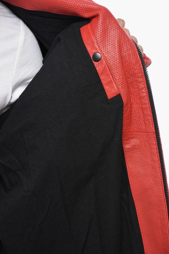  디젤 가죽 자켓 A16681 0AKBA 42A Red - DIESEL