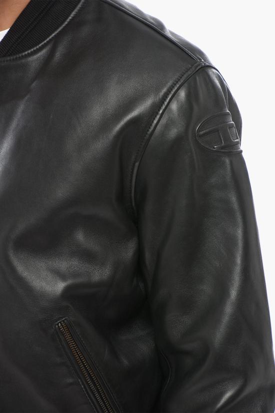  디젤 가죽 자켓 A14435 0HJAC 9XX Black - DIESEL