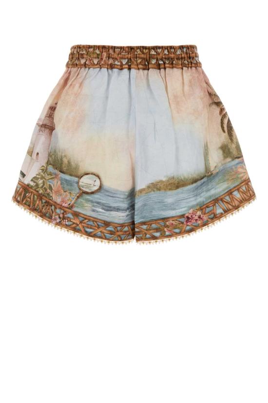 26FW 짐머만 숏팬츠 8143ASS263 ISMB Printed - ZIMMERMANN