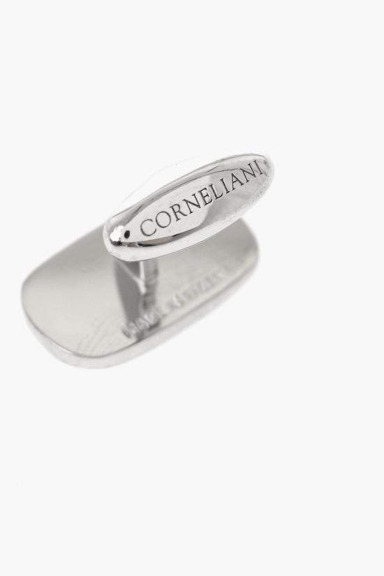  꼬르넬리아니 커프스 링크/타이 홀더 73TG94 4120582 004 Blu Argento - CORNELIANI