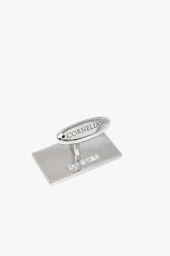  꼬르넬리아니 커프스 링크/타이 홀더 73TG03 4120570 004 Blu Argento - CORNELIANI