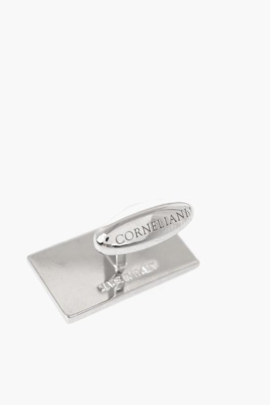  꼬르넬리아니 커프스 링크/타이 홀더 73TG03 4120570 002 Nero Argento - CORNELIANI
