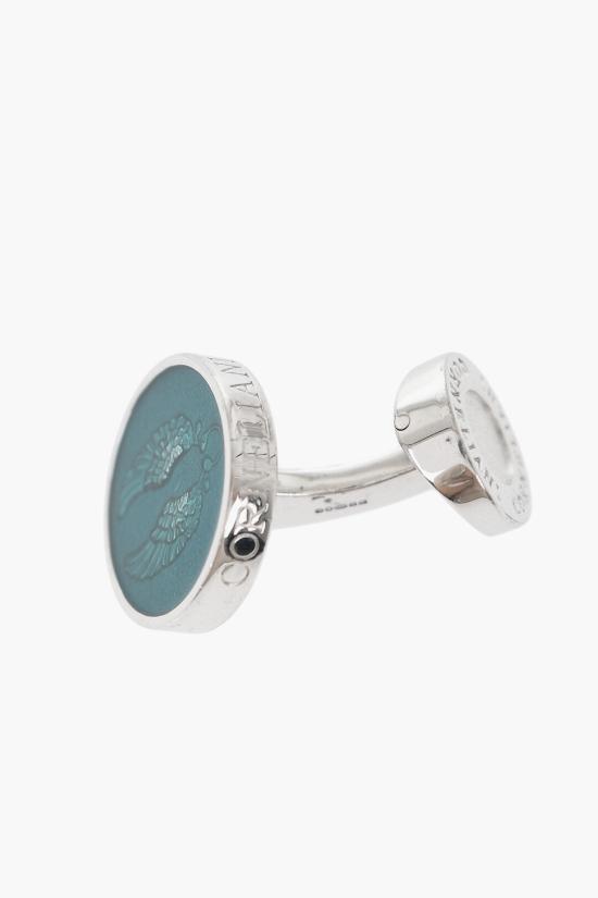  꼬르넬리아니 커프스 링크/타이 홀더 65TG60 0120563 004 Verde Argento - CORNELIANI