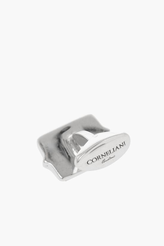  꼬르넬리아니 커프스 링크/타이 홀더 67TG69 1120553 002 Bianco Argento - CORNELIANI