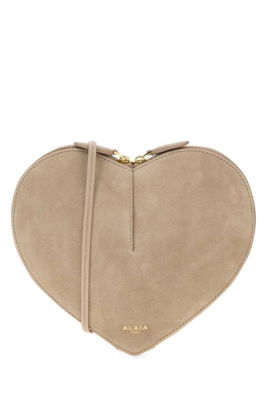 26FW 알라이아 페이턴트 레더 쾨르백 AA1P003CA577 824 Beige o Tan
