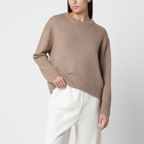 26FW 알마다 라벨 긴팔 티셔츠 4612WO Beige