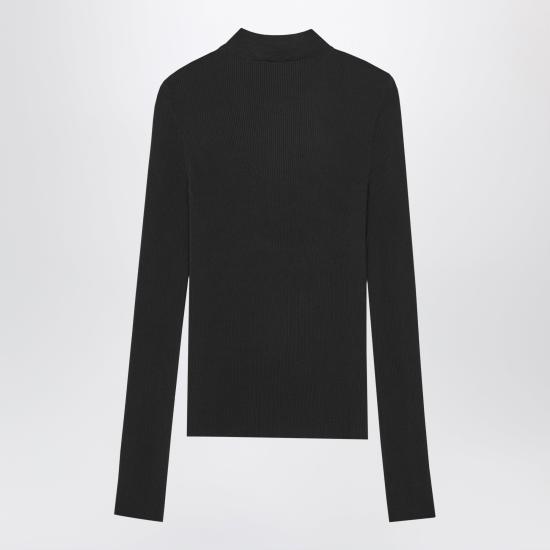 26FW 생로랑 긴팔 티셔츠 A009RQY76PE Black - SAINT LAURENT