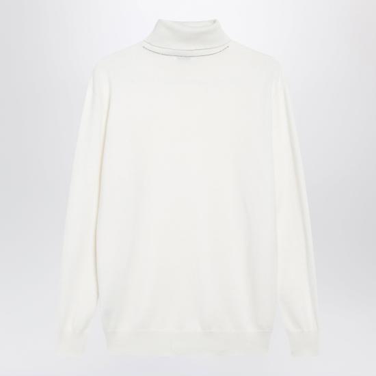 26FW 브루넬로 쿠치넬리 긴팔 티셔츠 M12150103PWS White - BRUNELLO CUCINELLI