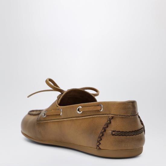 26FW 미우미우 로퍼 5D750E005D7T Brown - MIU MIU