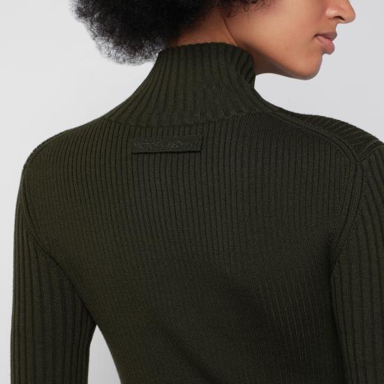 26FW 빅토리아 베컴 긴팔 티셔츠 1426KJU007539AWO Green - VICTORIA BECKHAM