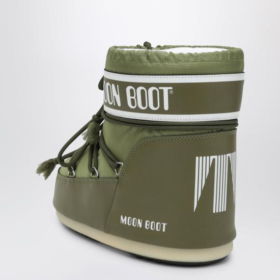 26FW 문부츠 아이콘 나일론 로우 부츠 80D1409340NY Green - MOON BOOT