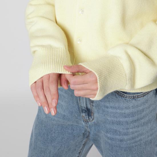 26FW 던스트 긴팔 티셔츠 UDSW6C101WO Yellow - DUNST