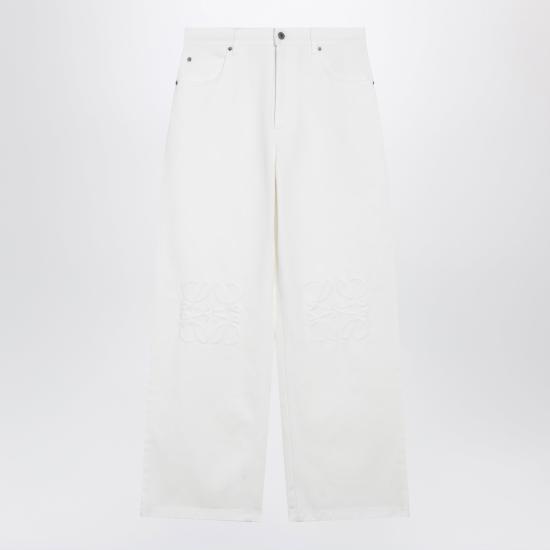 26FW 로에베 데님 팬츠 S359Y11XF8DE White