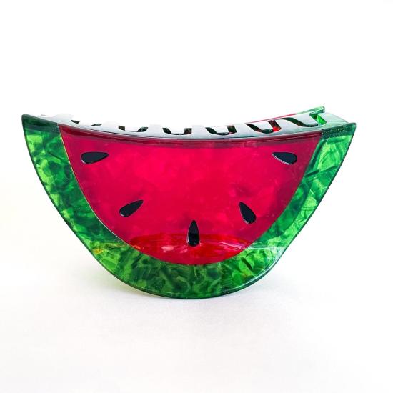 Jenny Lemons 헤어 액세서리 제니 레몬 대형 수박 모양 헤어 클립 - OTHER BRANDS
