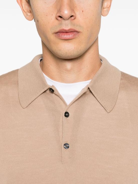 26FW 존스메들리 폴로 티셔츠 DORSET TOASTED ALMOND - JOHN SMEDLEY